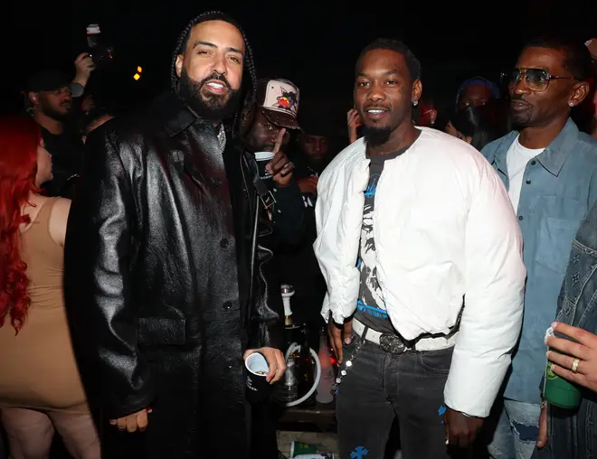 Offset was also at French Montana's Birthday party.