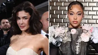 Kylie Jenner and Jordyn Woods shared a sweet moment together at Paris Fashion Week.