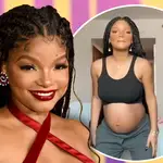 Halle Bailey reveals she ‘Photoshopped her baby bump’ out of pictures & shares before and after