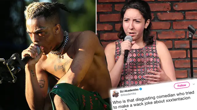 A Comedienne who made a 'disgusting' joke about XXXTentacion's death and has now spoken out.