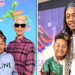 The rapper and model put on a united front and celebrated their son Sebastian turning 11 with a gangsta-rap themed party!