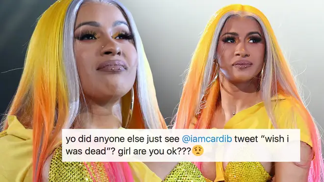 An alleged tweet from Cardi B concerned fans on social media this week.