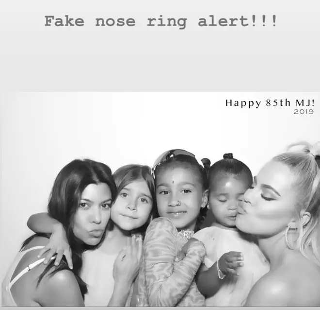"Fake nose ring alert!!!" wrote Kim in response to the rumours.