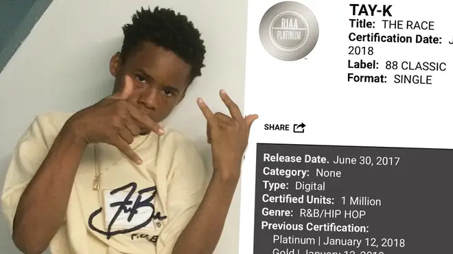 Tay-K&squot;s video and lyrics to his hit "The Race" will reportedly be used in court