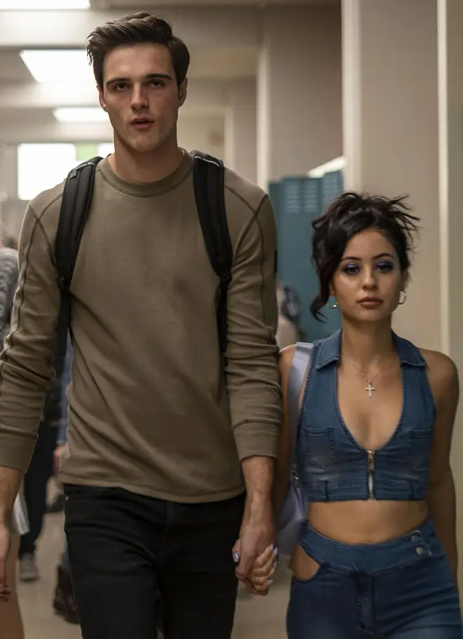 Jacob Elordi and Alexa Demie as Nate and Maddy.