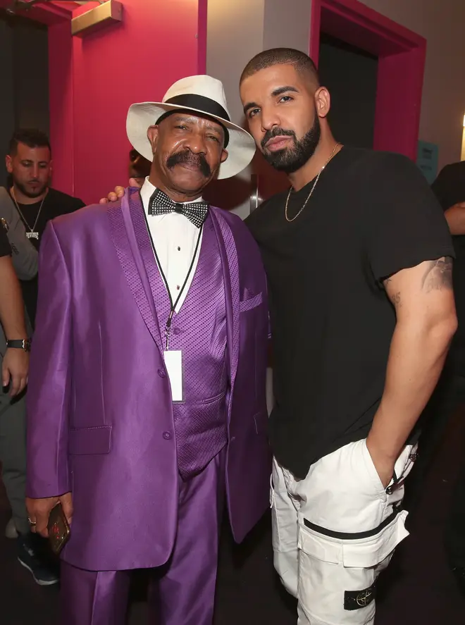 Dennis Graham pictured with his son Drake.