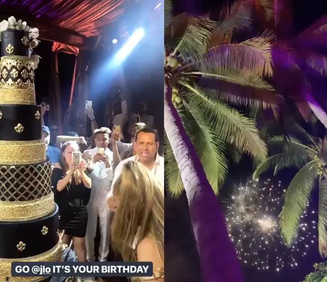 Jennifer invited 250 guests to the Estefan's sprawling Miami estate for her 50th birthday.