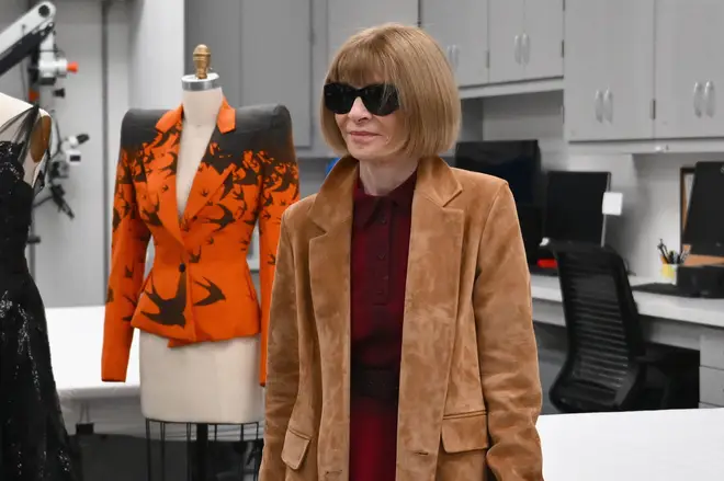 Editor-in-Chief of Vogue Anna Wintour attends The Metropolitan Museum of Art&squot;s announcement of the Costume Institute&squot;s spring 2024 exhibition, "Sleeping Beauties: Reawakening Fashion" in New York on November 8, 2023.