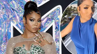 Ashanti shows off baby bump after confirming pregnancy with fiancé Nelly