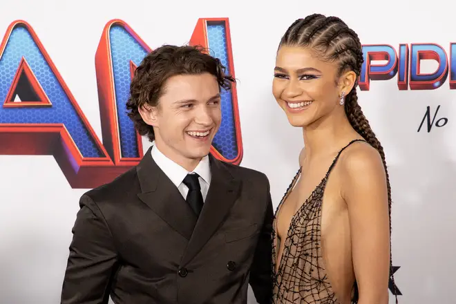 Tom Holland and Zendaya pictured at 2021.