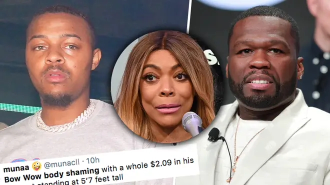 Bow Wow & 50 cent have gotten fans on Twitter riled up after 'body shaming' Wendy Williams