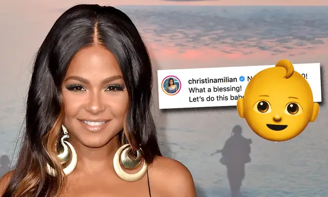 Christina Milian reveals she's pregnant with sweet Instagram photo