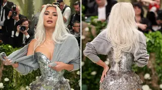 Pictures of Kim Kardashian's waist in her Met Gala 2024 corset dress are going viral