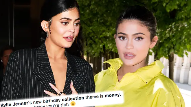 Kylie Jenner has received brutal backlash for her money-themed make up collection