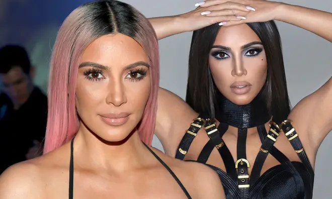 Kim has caught some heat for her new KKW Beauty image.
