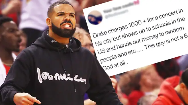Drake has responded to a fan who called him out about expensive OVO Fest tickets