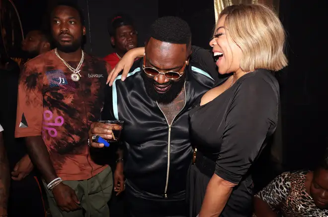 Wendy with Rick Ross at his "Port Of Miami 2" Album Release Celebration in NYC.