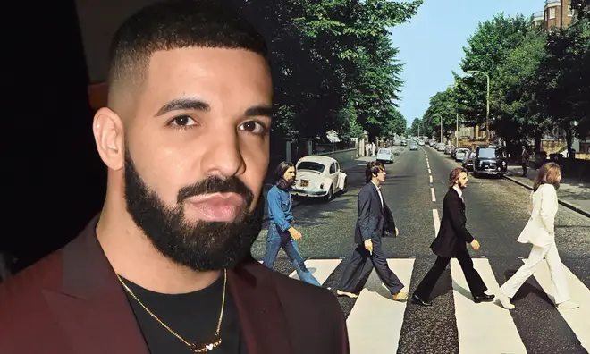 Drake threw shade at The Beatles after breaking their record of most songs simultaneously listed on the Billboard Hot 100’s Top 10.
