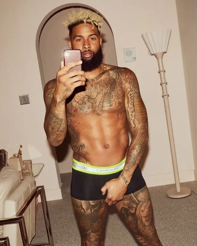 The NFL player posted up in his Calvins on Instagram.