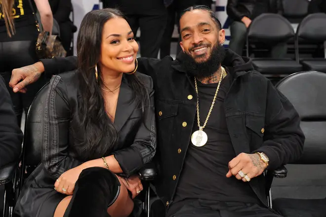 Lauren London shared a touching tribute to her late partner Nipsey Hussle, who was fatally shot outside his Marathon clothing store on 31st March, 2019. (The couple pictured here in November 2018.)