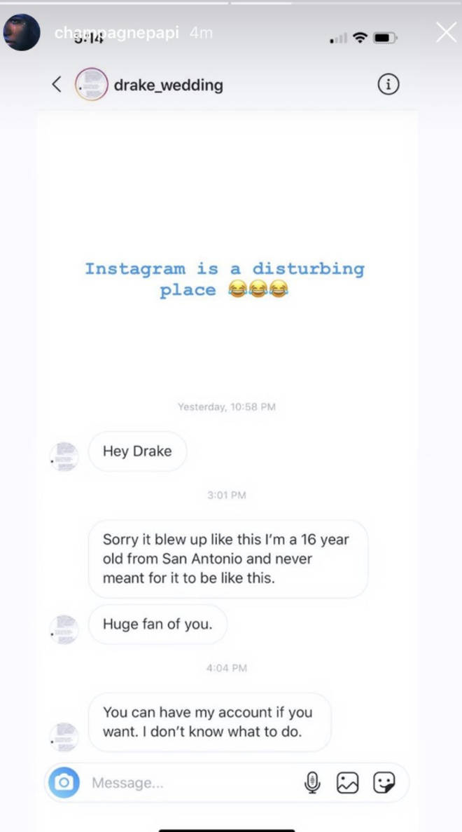 Drake Responds After Account Owner Tells The Truth