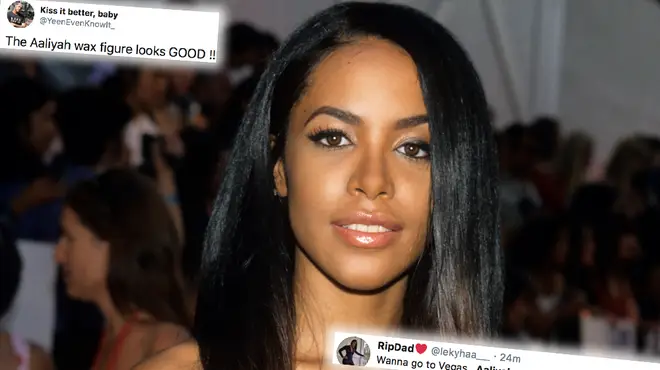 Aaliyah's wax figure is finally open to the public to view at Madame Tussaud's