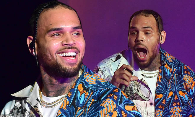 Chris Brown shocks fans after getting a tattoo of a shoe on his face.