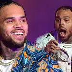 Chris Brown shocks fans after getting a tattoo of a shoe on his face.