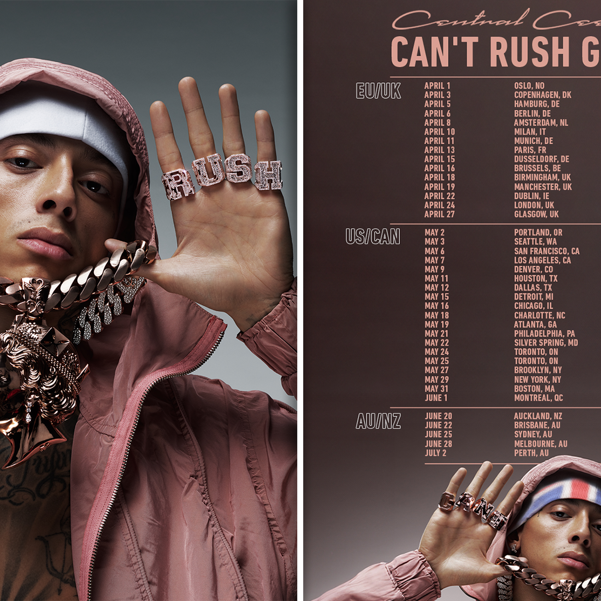 Central Cee 'Can't Rush Greatness' Tour 2025: Dates, tickets Central Cee 'Can't Rush Greatness' Tour 2025: Dates, tickets