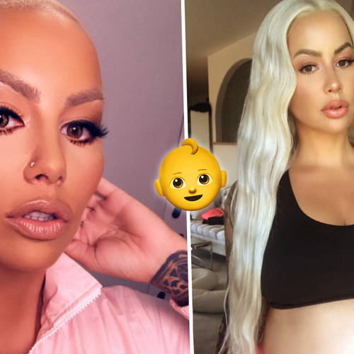 Amber Rose posted a NSFW pregnancy photo on Instagram