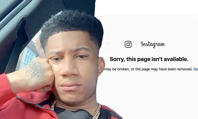 Digga D's Instagram account has been removed