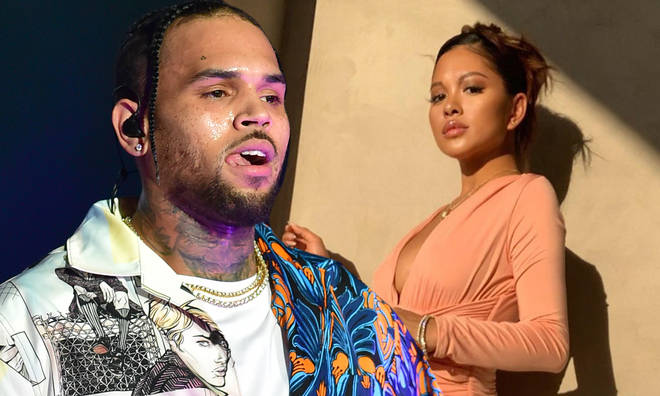 Ammika Harris, who is allegedly pregnant with Chris Brown's child, left fans baffled with her flat stomach selfie.