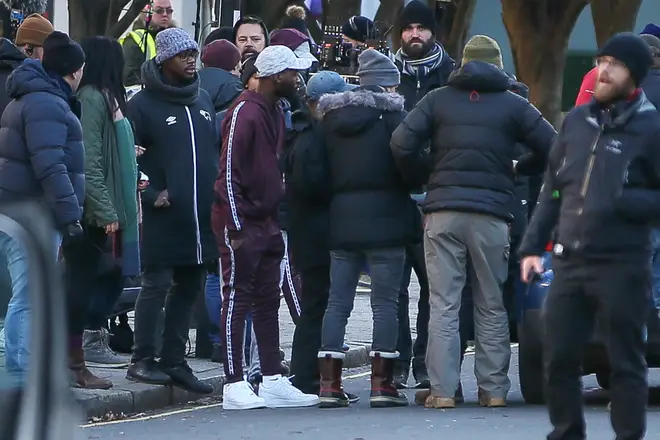The Top Boy cast were filming an intense police chase scene in London earlier this year