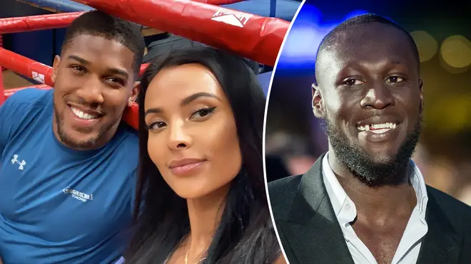 Anthony Joshua has addressed his selfie with Maya Jama following her split from Stormzy.