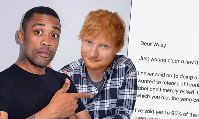 Ed Sheeran responds to Wiley's 'culture vulture' comments