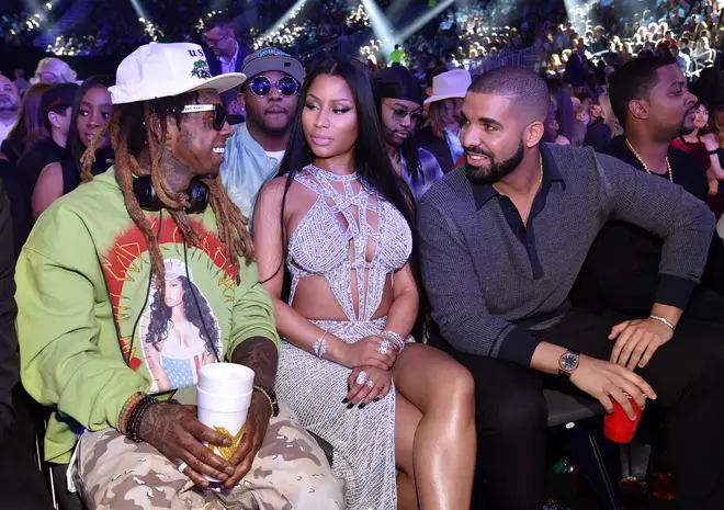 Young Money labelmates Drake and Nicki appear to have distanced themselves in recent years. (Pictured here with Lil Wayne in May 2017.)