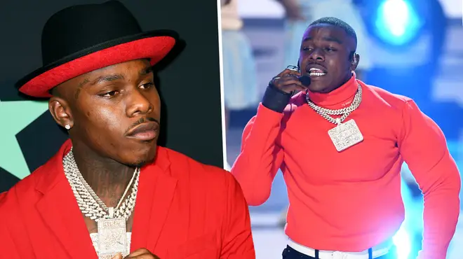 DaBaby throws a punch at fan who tries to steal his chain