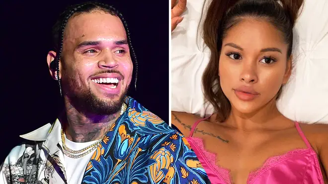 Chris Brown leaves flirty comment on alleged baby mama's photo