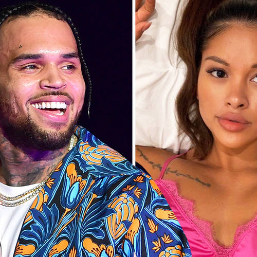 Chris Brown leaves flirty comment on alleged baby mama's photo
