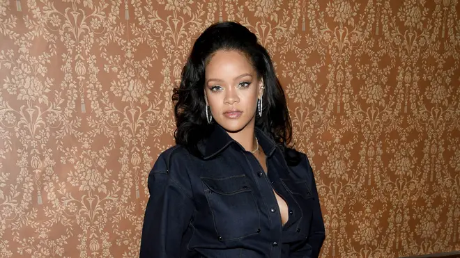 Rihanna at a Vogue fashion event