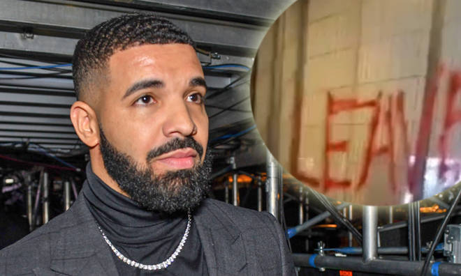 Drake's home and OVO store attacked with 'Leave LA' graffiti