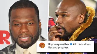 50 Cent trolls Floyd Mayweather's latest outfit with "granny drip" comments