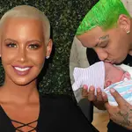 Amber Rose has given birth to a baby boy.