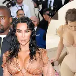 Kim Kardashian and Kanye West at the Met Gala 2019.