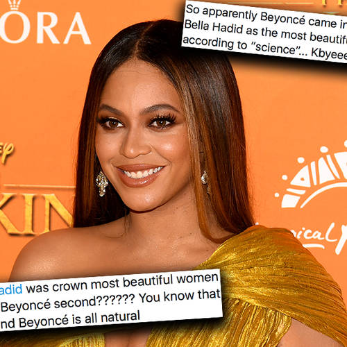 The Beyhive are angry that Beyoncé ranked as the "second most beautiful woman in the world"