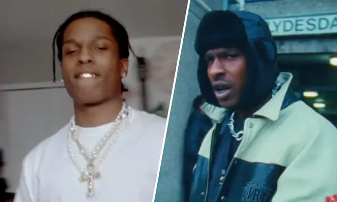 A$AP Rocky & Skepta in the music video for 'Praise The Lord (Da Shine)'.