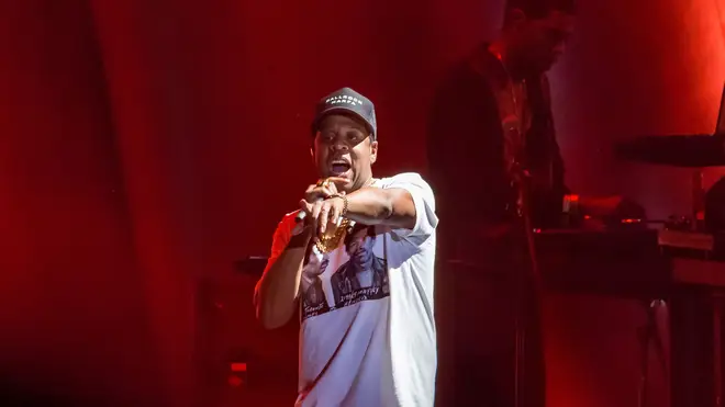 Jay Z on stage at the 2017 Austin City Limits Music Festival