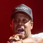 Jay Z on stage at the 2017 Austin City Limits Music Festival