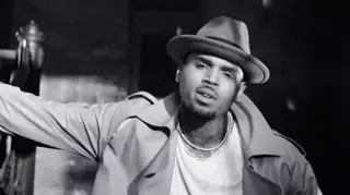 Chris Brown in the official music video for 'Hope You Do'.