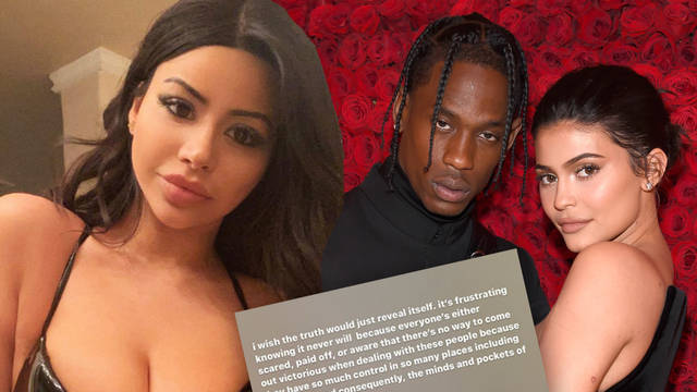 Scott's rumoured love interest, who goes by @yungsweetro on social media, has spoken out.